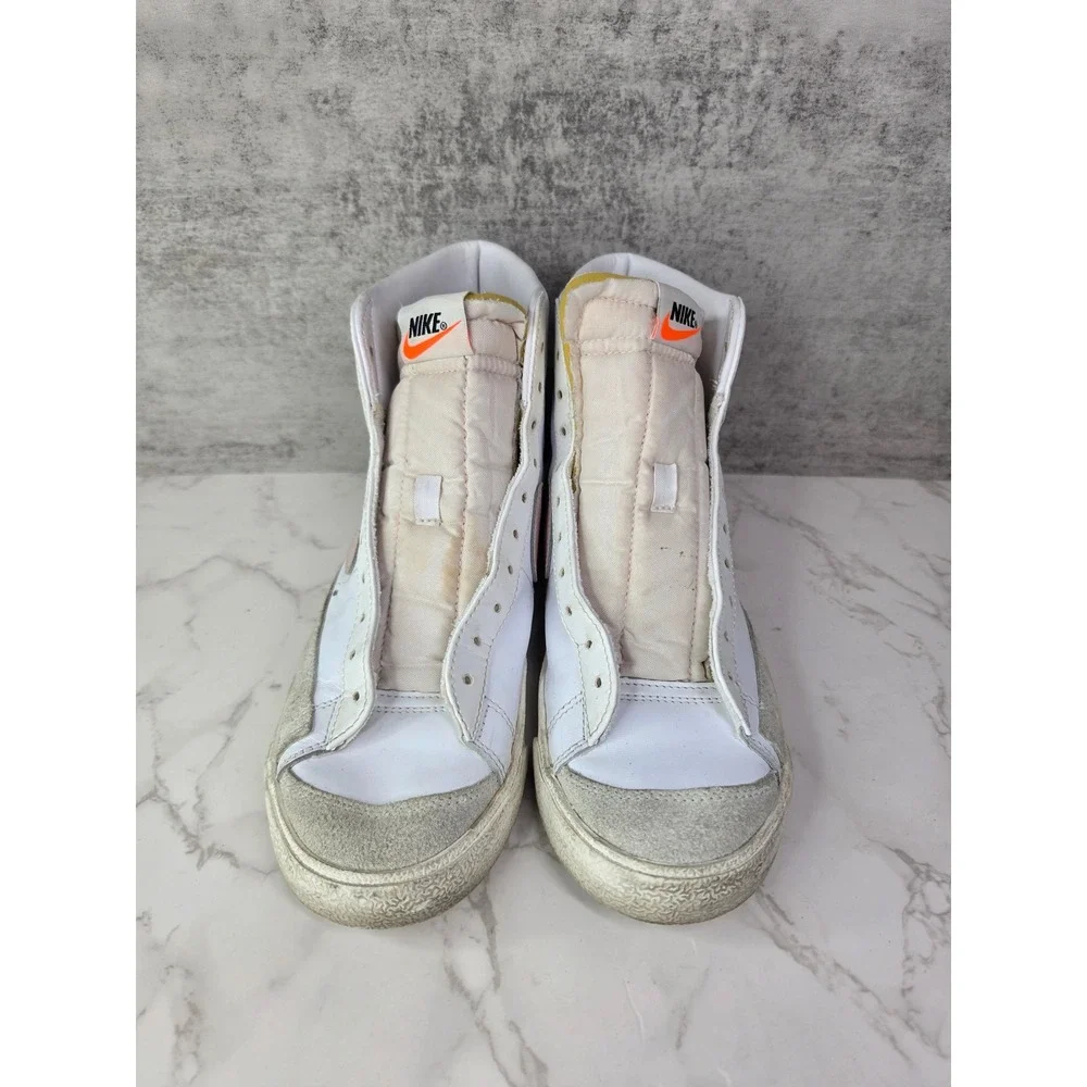 Nike Blazer Mid 77 Vintage Womens White Pink Foam BQ6806-108 Size 8.5 No Laces*